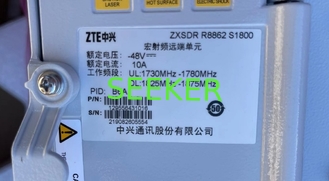 Chine UL de ZTE ZXSDR R8862A S1800 -48V 10A : 1730MHZ-1780MHZ DL : 1825MHZ-1875MHZ B6A PN : 129556431016 fournisseur