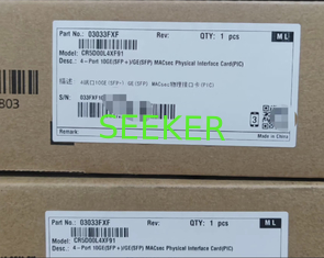La Chine La carte de finition, NetEngine 8000,CR51L4XFH0,4-Port 10GE ((SFP+) /GE ((SFP) MACsec carte d'interface physique ((PIC) 03033FXF CR5D00L4XF91 fournisseur