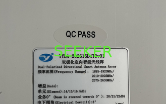 La Chine NOKIA TYDA-202616D4T3V01 3 degrés huit canaux FAD bande de fréquence antenne intelligente fournisseur