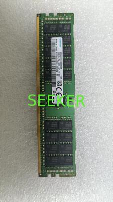 SAMSUNG M393A4K40BB1-CRC0Q 32 Go (1x32 Go) 2400 MT/s Pc4-19200 Cl17 ECC Registered Dual Rank X4 1.2V DDR4 SDRAM Module de mémoire RDIMM 288 broches.