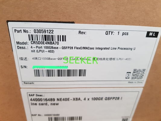 03059122 HW NE40E-X8A/X16A LPUI-402 CR5D0E4NBA70 4 ports 100GBase-QSFP28 FlexE/MACsec fournisseur