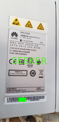 RRU5258 02312QFS LTE TDD, 2600 MHz (bande 38), 2 opérateurs, -48 V CC, 8T8R, 8 x 30 W, IBW 40 MHz, WD5MPRU819C2 fournisseur