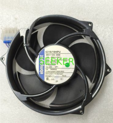 Évmpapst 6318/19HPU 48V 172mm Ventilateur - 30W 0,625A 17251 Ventilateur à 4 fils fournisseur