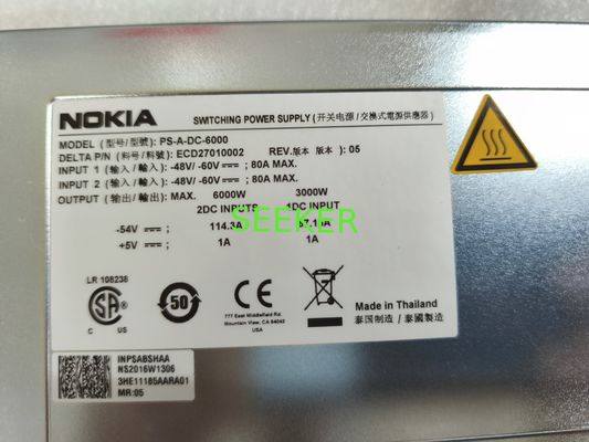 NOKIA 7750 SR-7s 3HE11185AA PS-A-DC-6000 ALIMENTATION