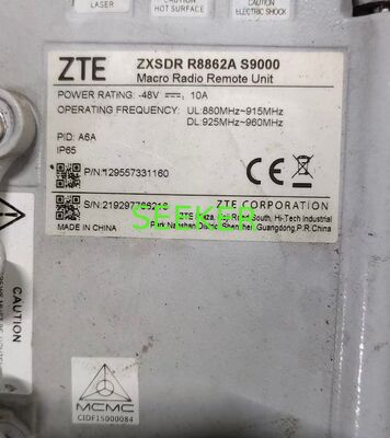 L'unité de radio ZTE ZXSDR RRU R8862A S9000 UL:880MHz~915MHzDL:925MHz~960MHZ