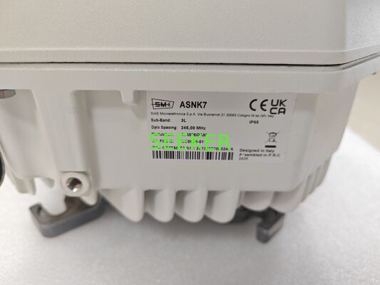SMC ASNK7 GE3560-52 UNITÉ EXTÉRIEURE (ODU) BANDE SUB-BANDE 3L 7 GHz Fonctionne généralement dans la plage de 7,1 GHz à 7,9 GHz en conjonction avec des unités intérieures (IDU) telles que la SIAE AGS20.