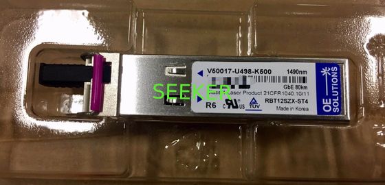 V50017-U498-K500 GE-LX (Bidi 80km, SFP, Tx : 1490 ; Rx : 1590) : applicable pour GE et STM-4
