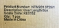 Boîte 1/package Ericsson NTM201 3729/1 1/Package KE0152 d'ERICSSON NTM2013729/1 au-dessus de Leng fournisseur